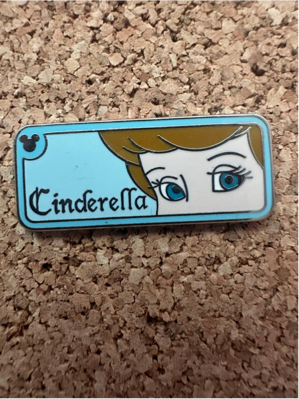 2008 Disney Trading Pin Hidden Mickey Cinderella Rear View Mirror Pin